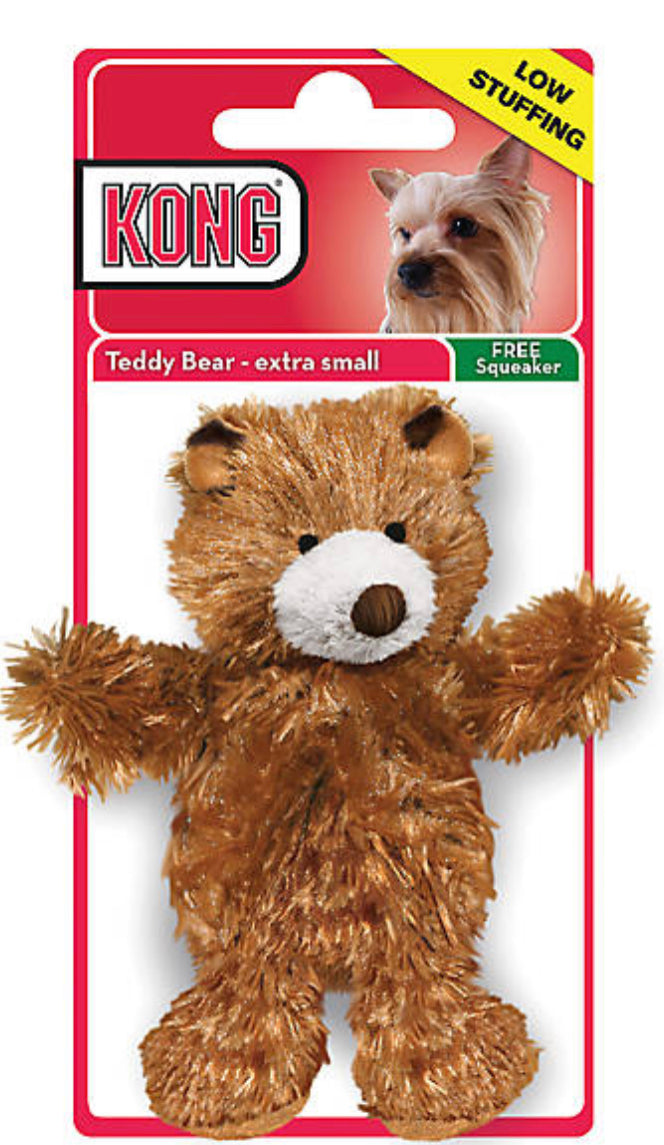 KONG Teddy Bear Dog Toy, X-Small