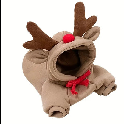 Reindeer Fleece Hoodie