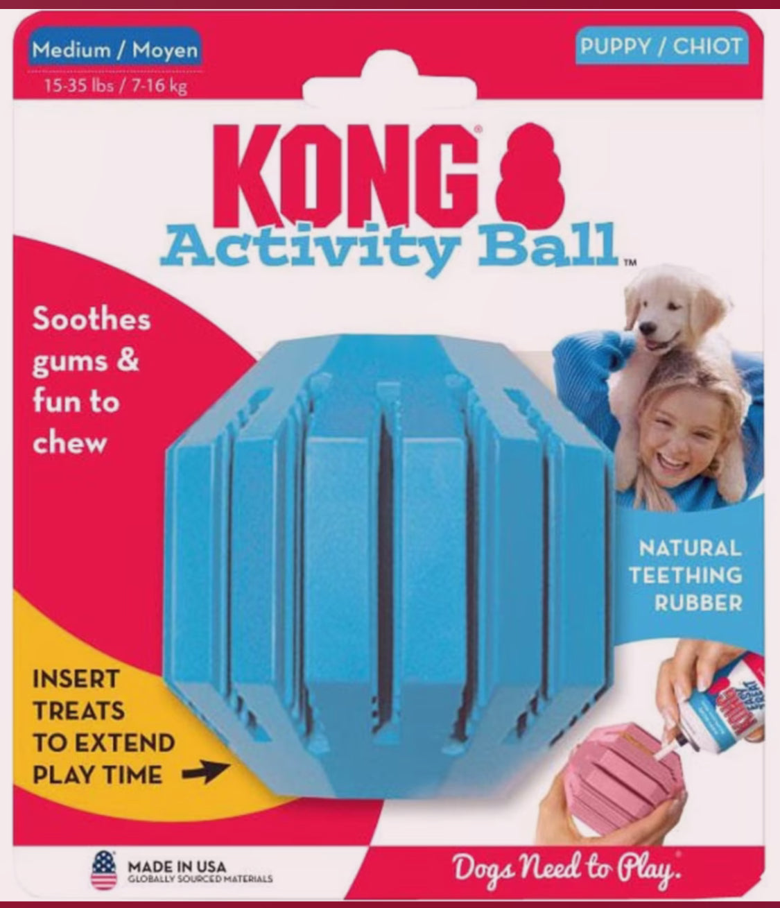 KONG Puppy Activity Ball