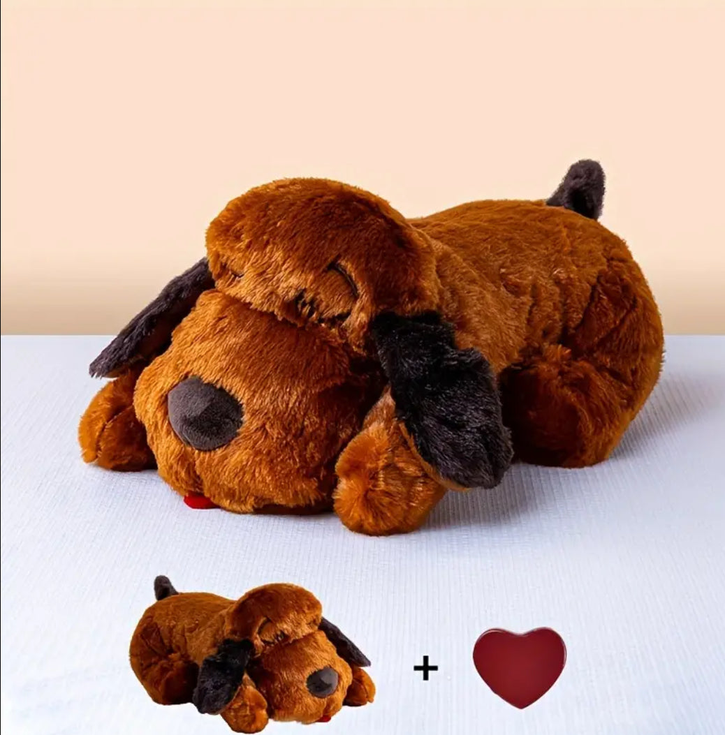 Heartbeat Plush Dog Toy