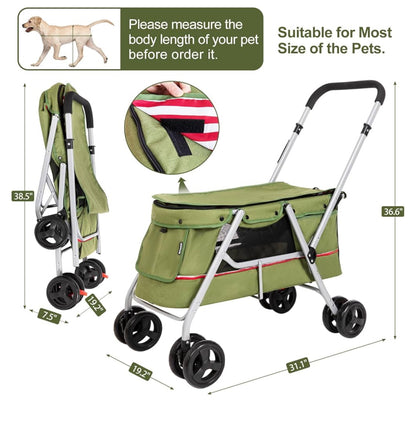 Betsocci Pet Stroller GREY