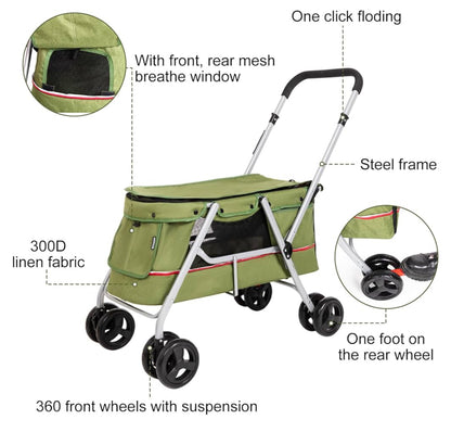 Betsocci Pet Stroller GREY