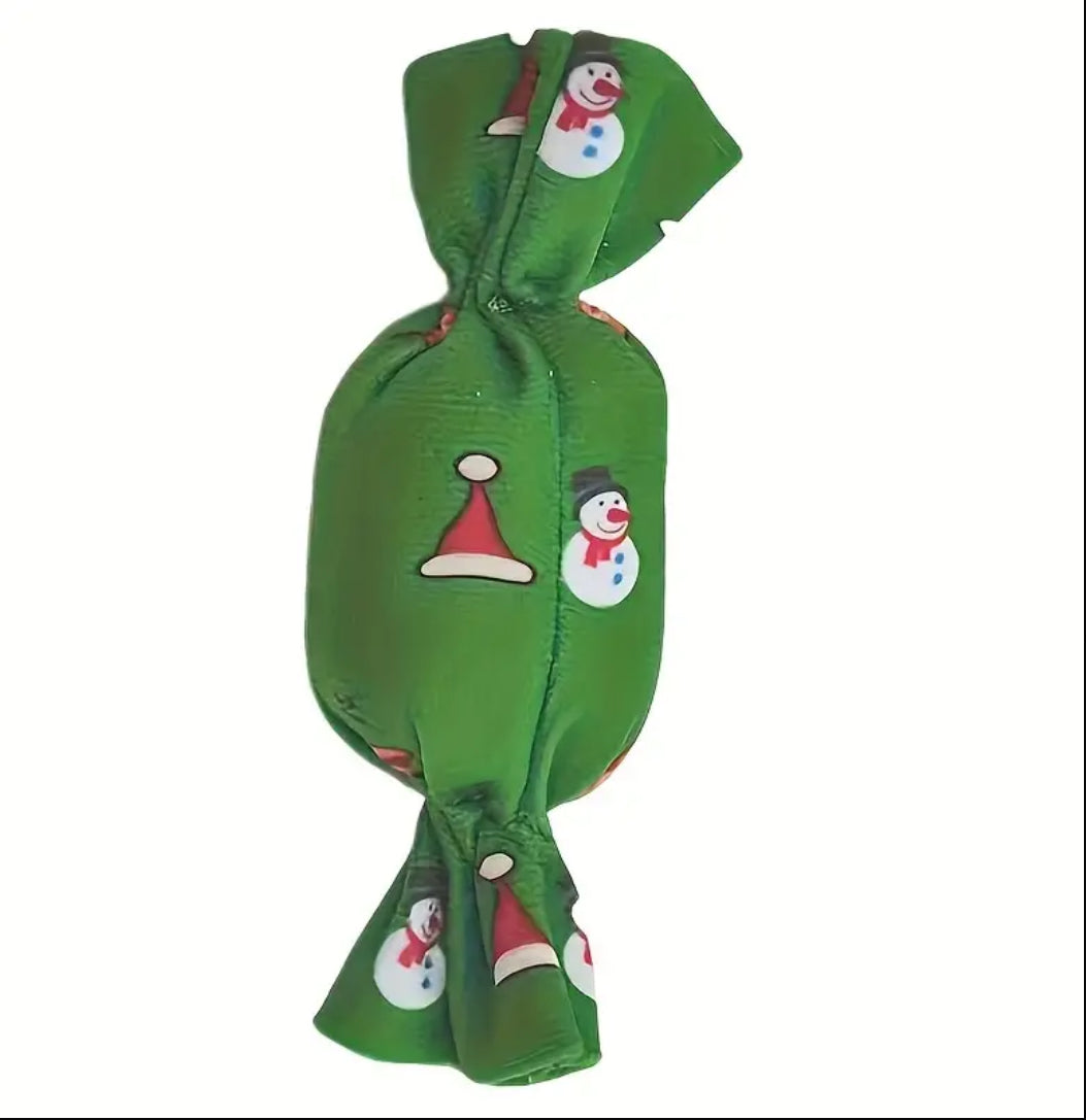 Candy Plush Toy with squeaker and bell sound