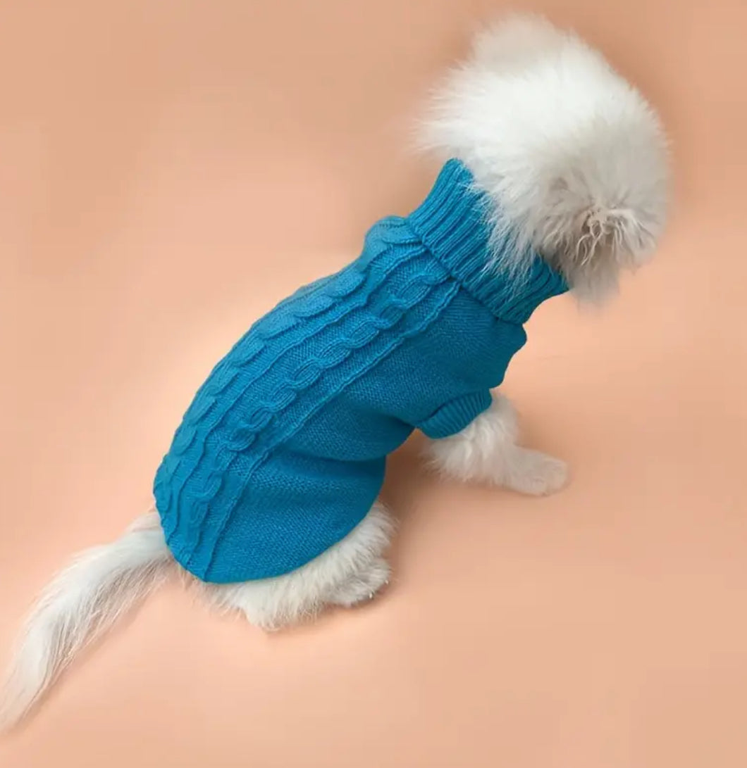 Cozy Knitted Dog Sweater by Paw-T Petz