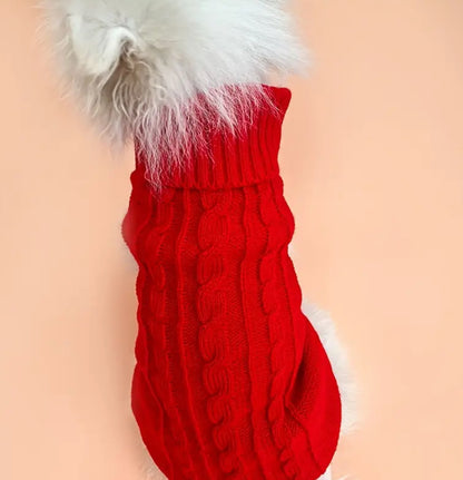 Cozy Knitted Dog Sweater by Paw-T Petz