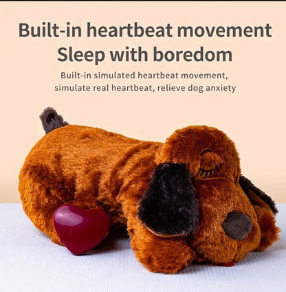 Heartbeat Plush Dog Toy