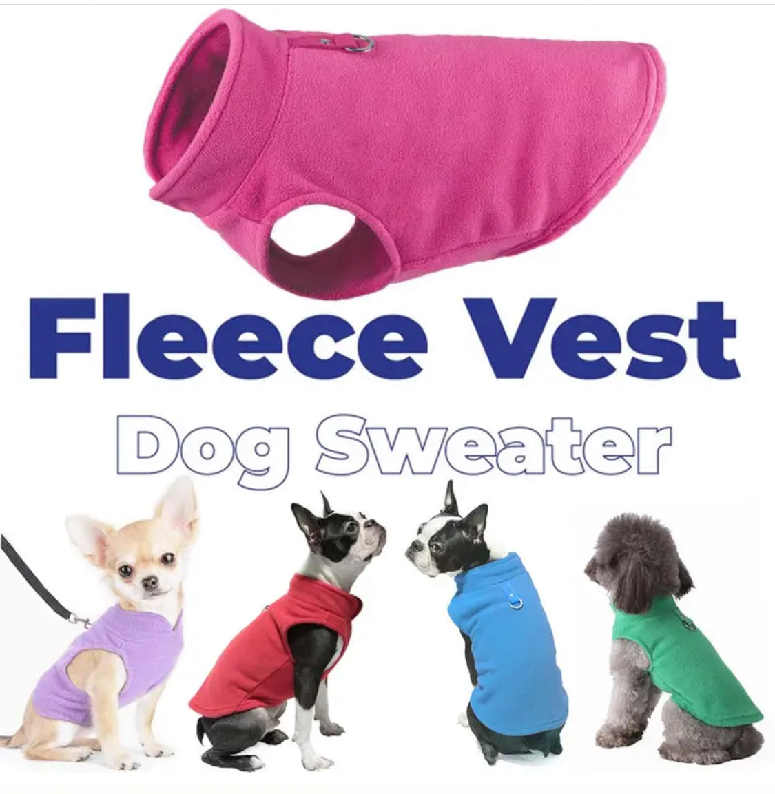 Fleece Pet Vest