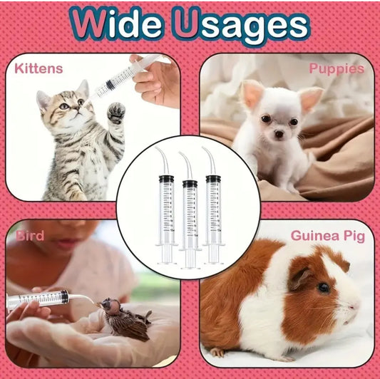 Syringes For Pet Hand Feeding- Silicone Pet Feeding Tubes