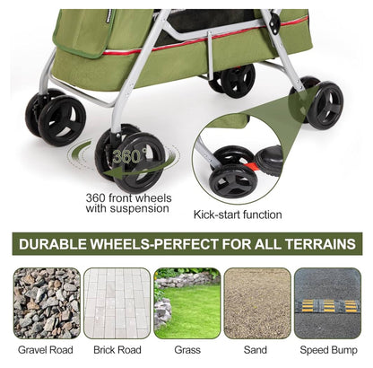 Betsocci Pet Stroller GREY