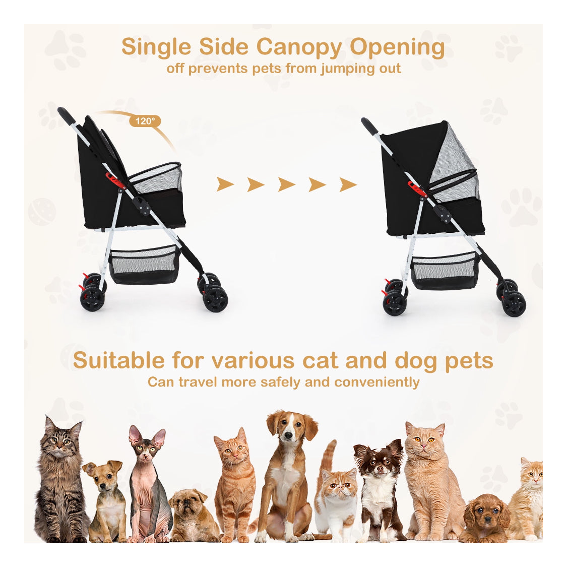 Zoolike Pet Stroller