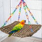 Adjustable Hanging Straw Bird Hammock Swing