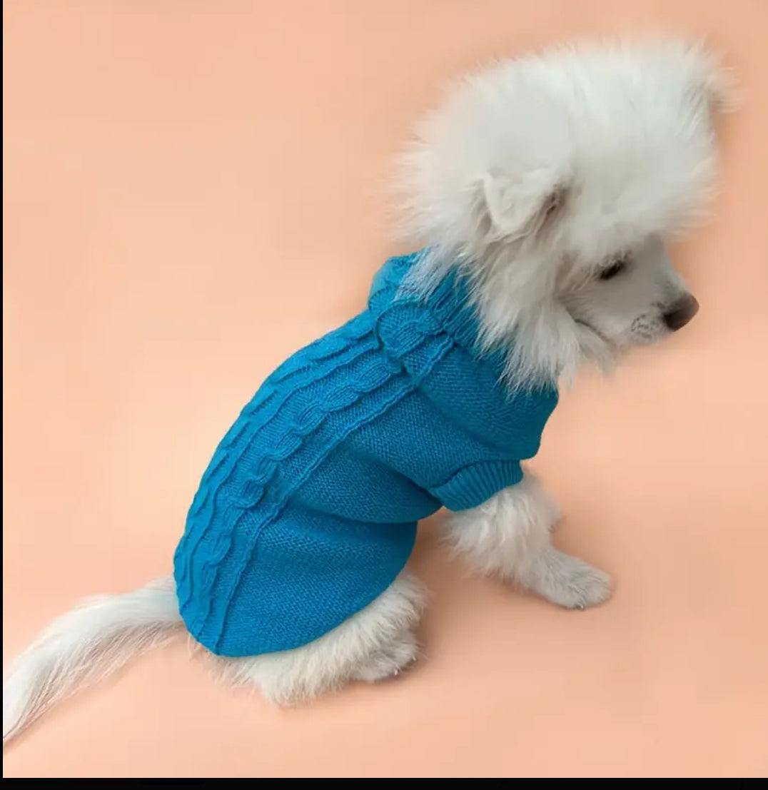 Cozy Knitted Dog Sweater by Paw-T Petz