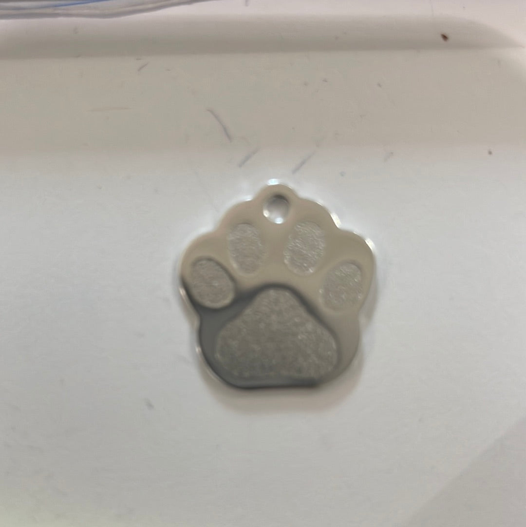 Small Paw Shape Tag