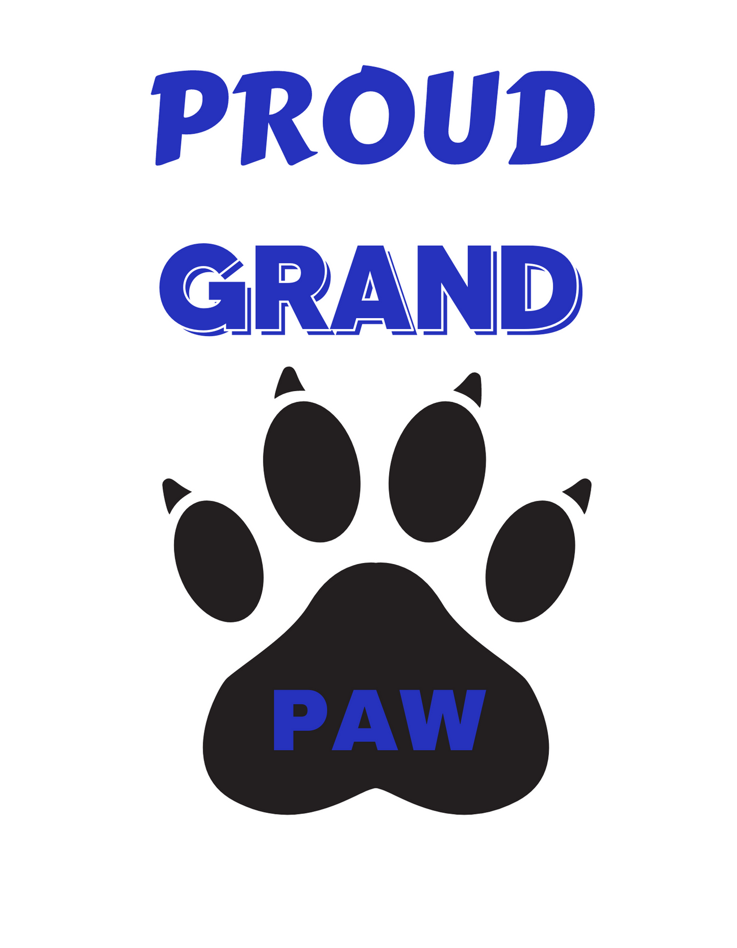 Proud GrandPAW Individual Shirt