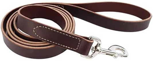 Leather Latigo 6’ Leash by Coastal Pet