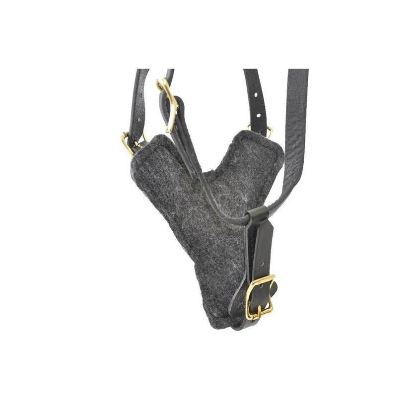 Typhoon Leather Working Dog Harness, Brass Hardware