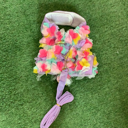 Spring Flower Harness with Matching Leash