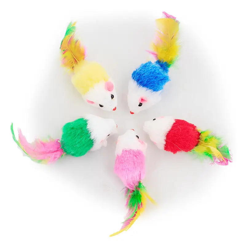 Paw-T Petz Furry Feathery Mice