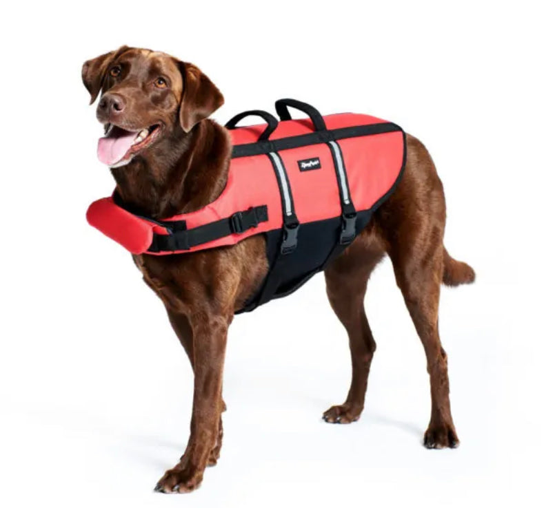 Zippy Paws Adventure Life Jacket - Red