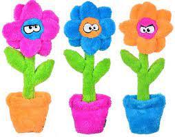 Duraplush Unstuffed Potted Flowers