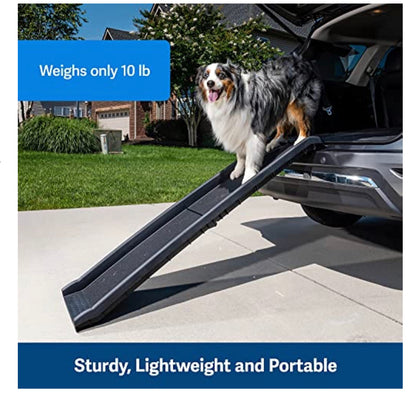 Happy Ride Folding Pet Ramp 62 Inch Portable Lightweight Dog and Cat