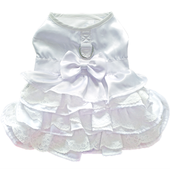 Dog Wedding Harness Dress Set