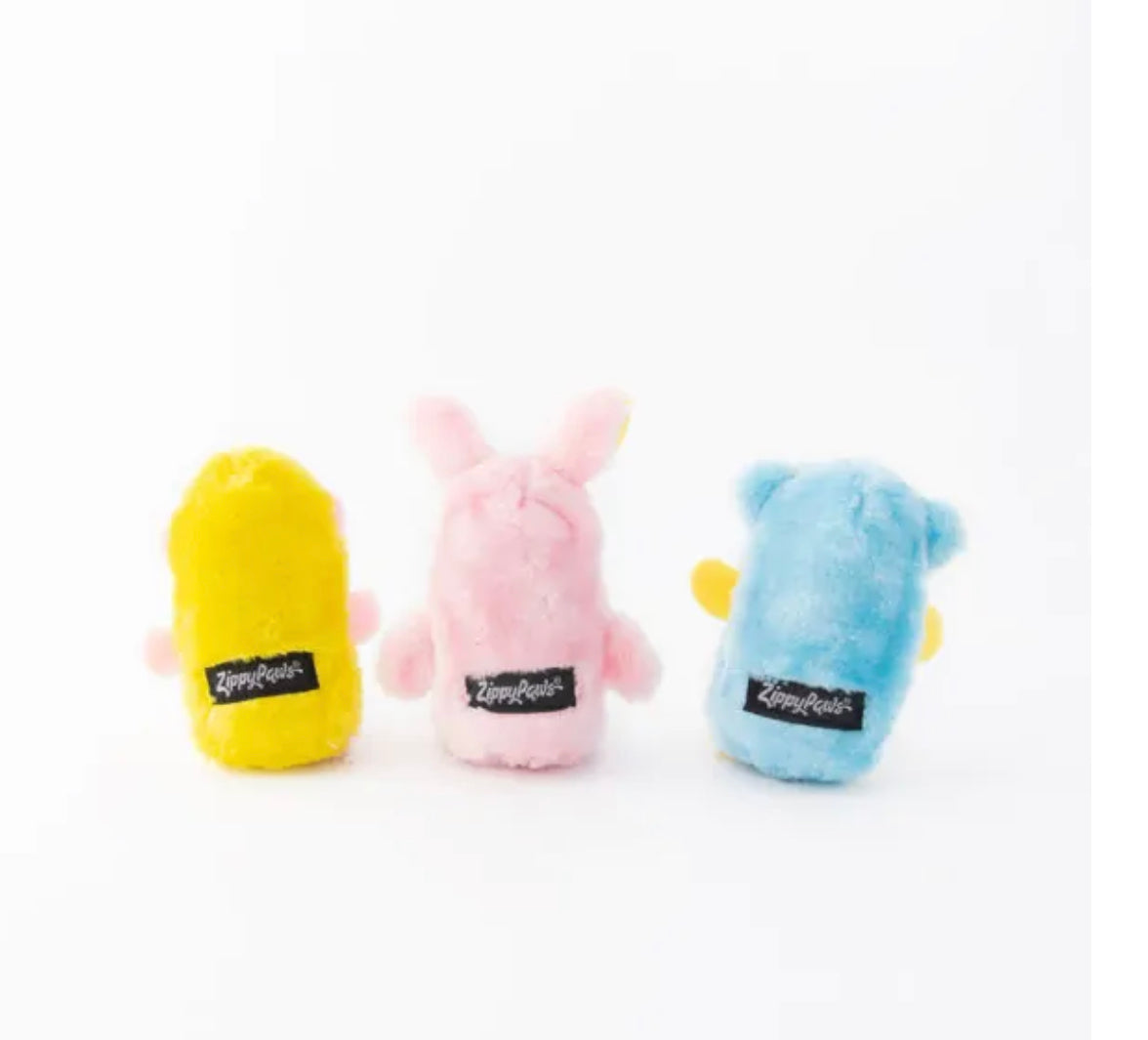 Squeakie Buddies - Pack of 3 (Bear, Bunny, Monkey)