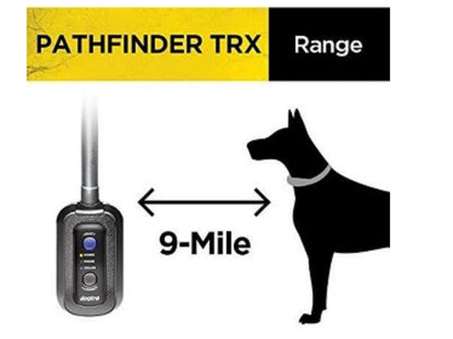 Dogtra Pathfinder GPS Tracking & Remote Training Collar (9 Mile 21 Dog Expandable)