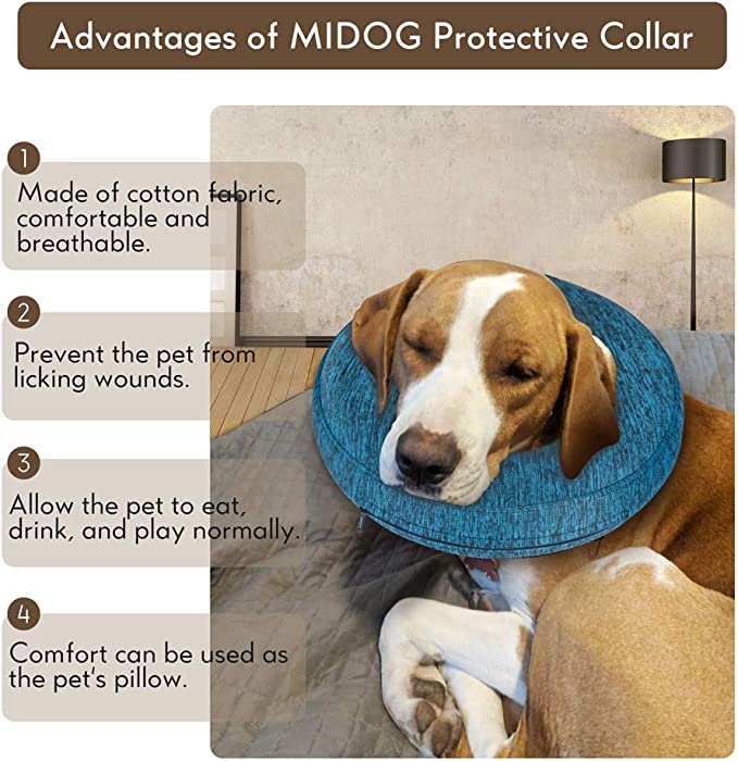 MIDOG Inflatable Dog Collar