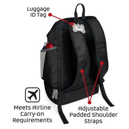 Mobile Dog Gear Drop Bottom Week Away Backpack