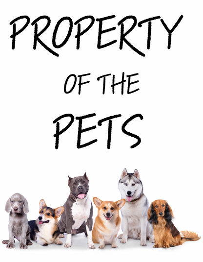 Property Of The Pets Individual Shirt