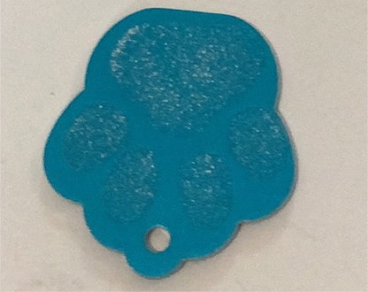 Paw Print Shape Tag