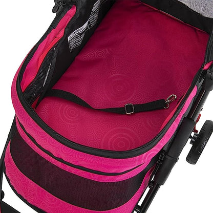 Gen7Pets Regal Plus Dog Stroller - Raspberry Sorbet Pet Stroller