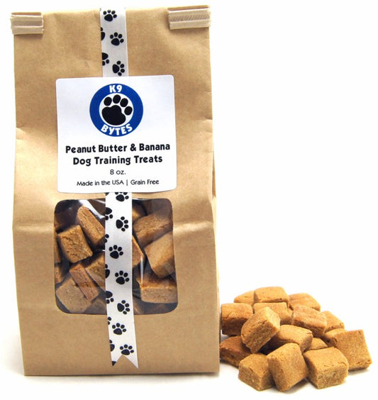 Peanut Butter & Banana Training Treats - [pups_path]